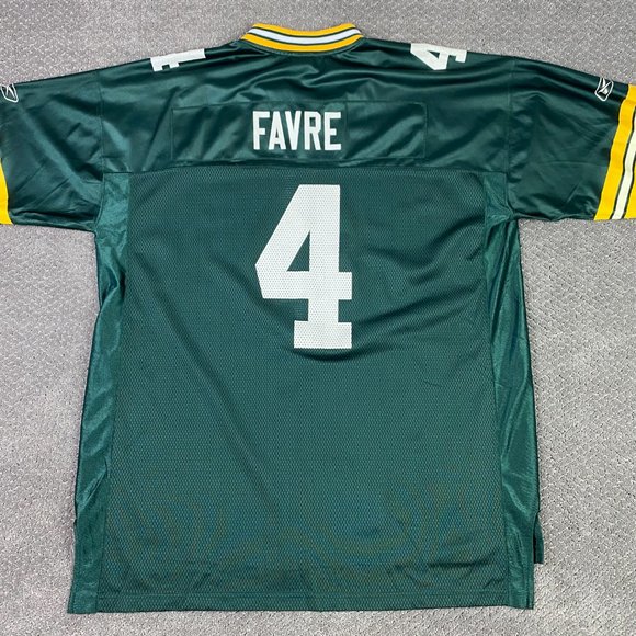 Brett Favre Football Jersey Reebok Equipment Green Bay Packers Men's 2XL - Picture 4 of 16